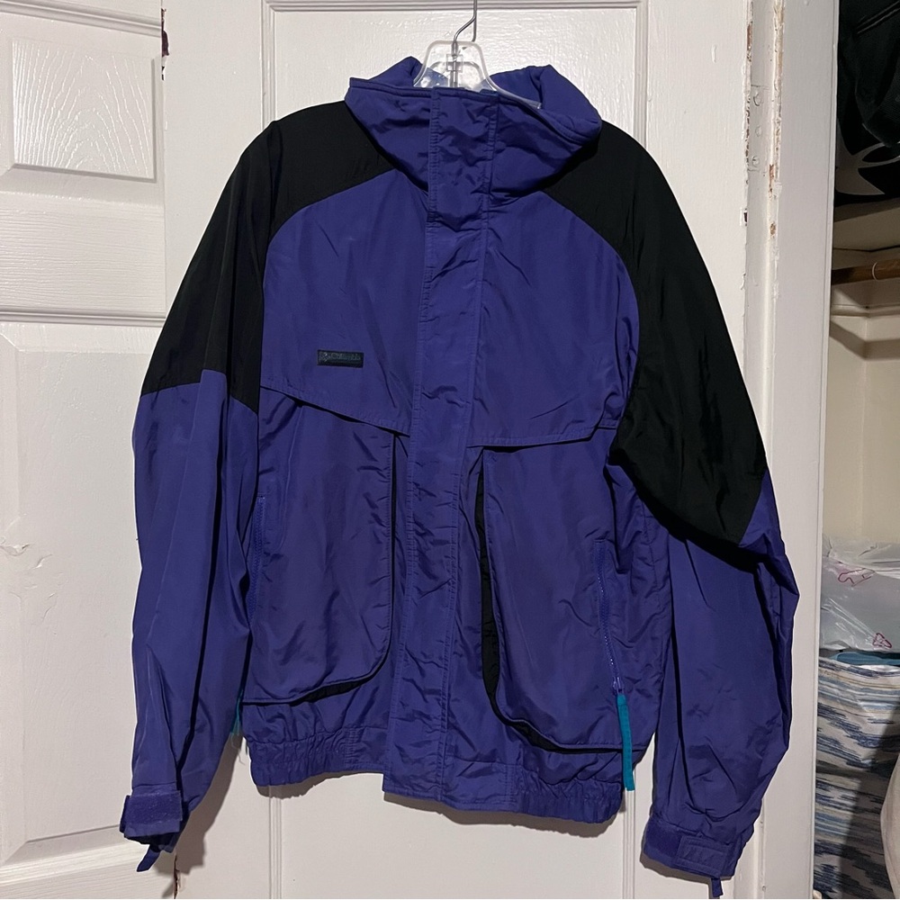 Purple Columbia winter jacket small for men’s vintage